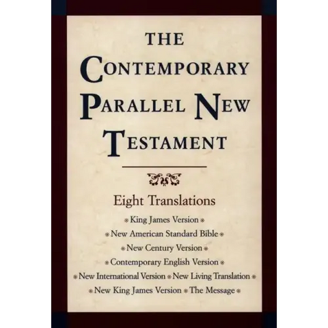 Contemporary Parallel New Testament Bible-PR-KJV/NASB/Ncv/Cev/NIV/Nlt
