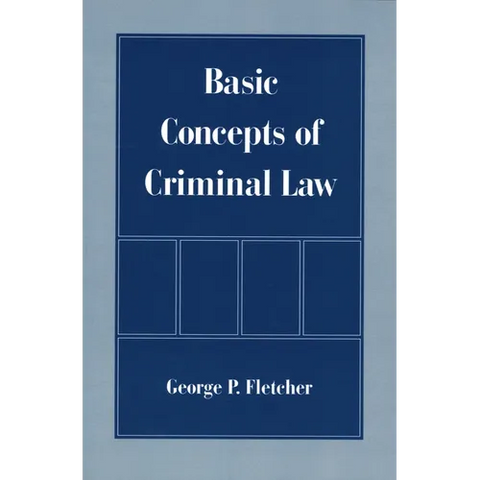 Basic Concepts of Criminal Law