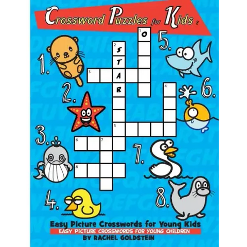 Crossword Puzzles for Kids: Easy Picture Crosswords for Young Kids: Easy Picture Crosswords for Young Children