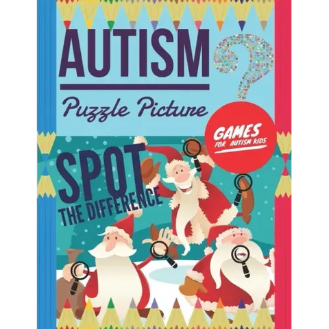 Autism Puzzle Picture: Spot the Difference, Games for Autism Kids, Hidden pictures for kids, 6 differences between two pictures with answers,
