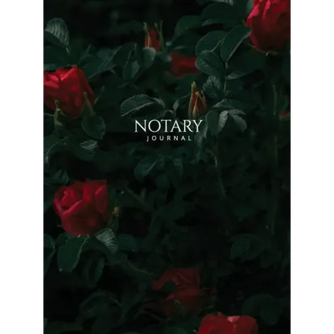 Notary Journal: Hardbound Public Record Book for Women, Logbook for Notarial Acts, 390 Entries, 8.5