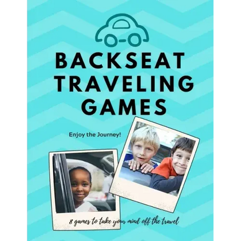 Backseat Traveling Games: 8 paper games excellent for travel by car, air, train, or bus