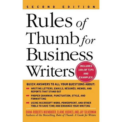 Rules of Thumb for Business Writers