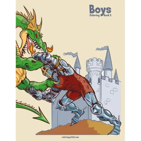 Boys Coloring Book 2
