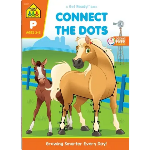 School Zone Connect the Dots Workbook