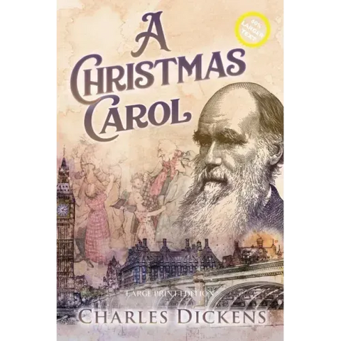 A Christmas Carol (Large Print, Annotated)
