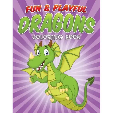 Fun & Playful Dragons Coloring Book