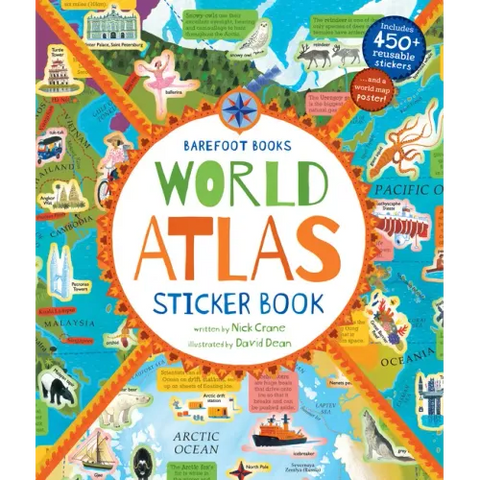 Barefoot Books World Atlas Sticker Book