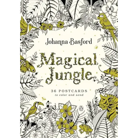 Magical Jungle: 36 Postcards to Color and Send