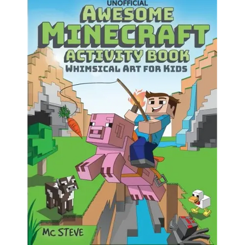 Awesome Minecraft Activity Book: Whimsical Art for Kids