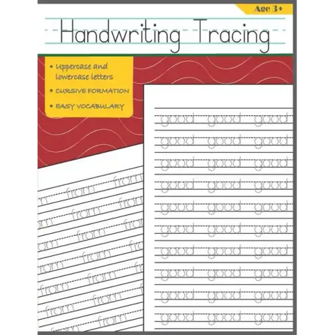 Handwriting Tracing: First Easy Words Handwriting Practice for Kids