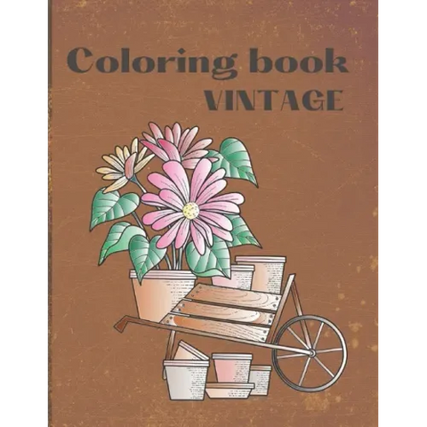 Vintage Coloring Book: Relaxing Coloring Book with 50 Unique Vintage Drawings