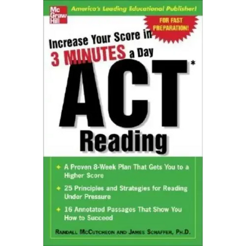 Increase Your Score in 3 Minutes a Day: ACT Reading