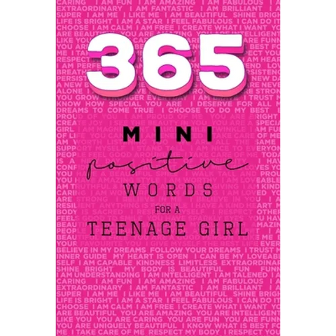 365 Positive Words for a Teenage Girl Mini Edition: Pink