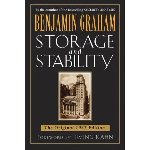 Storage and Stability: The Original 1937 Edition