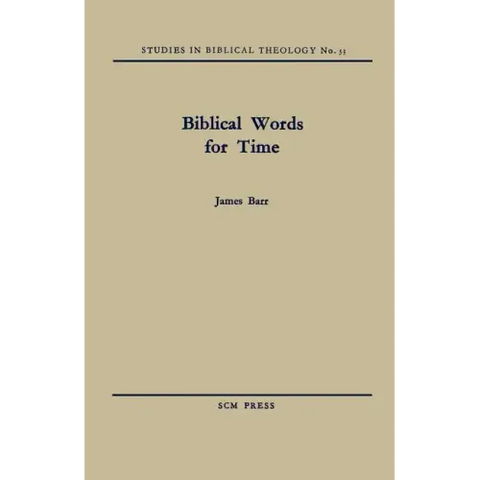 Biblical Words for Time