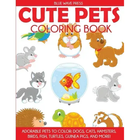Cute Pets Coloring Book