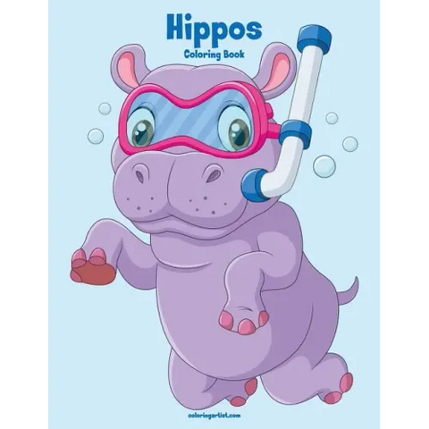 Hippos Coloring Book 1