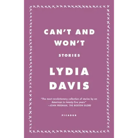 Can't and Won't: Stories