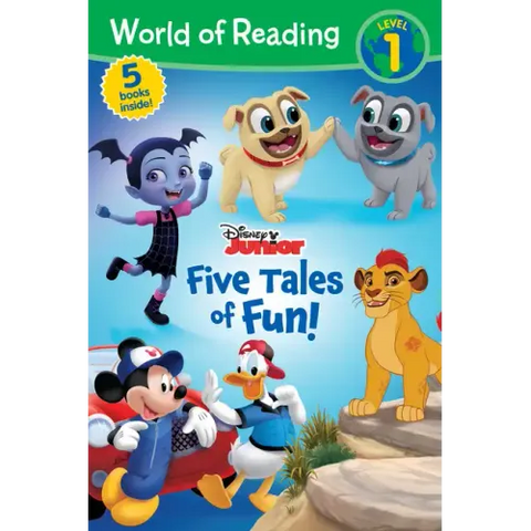 World of Reading: Disney Junior: Five Tales of Fun!-Level 1 Reader Bindup