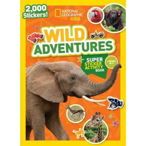 National Geographic Kids Wild Adventures Super Sticker Activity Book