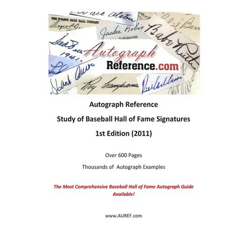 Autograph Reference.com Study of Baseball Hall of Fame Signatures