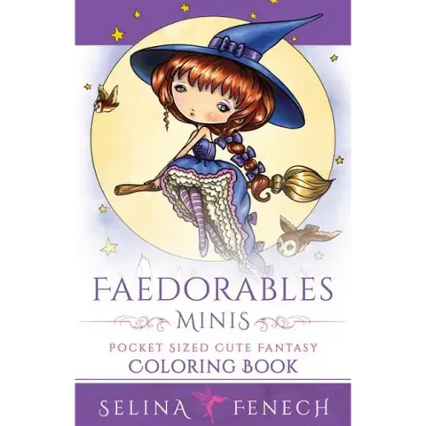 Faedorables Minis - Pocket Sized Cute Fantasy Coloring Book