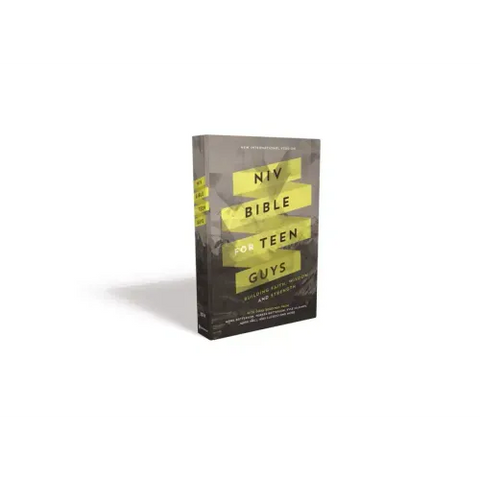 NIV Bible for Teen Guys, Hardcover: Building Faith, Wisdom and Strength