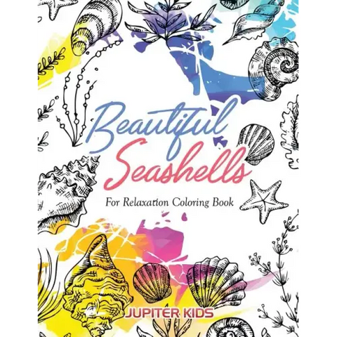 Beautiful Seashells For Relaxation Coloring Book