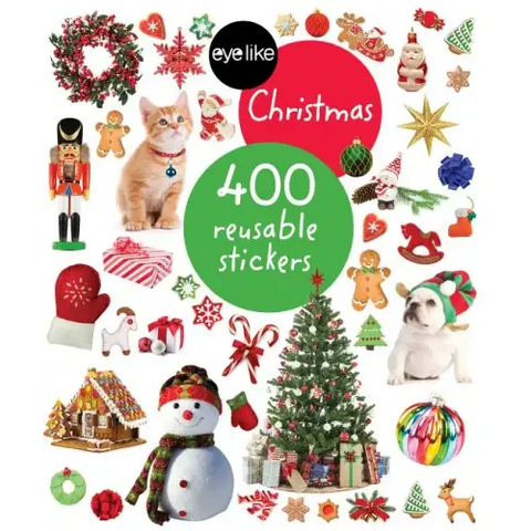 Eyelike Stickers: Christmas: 400 Reusable Stickers