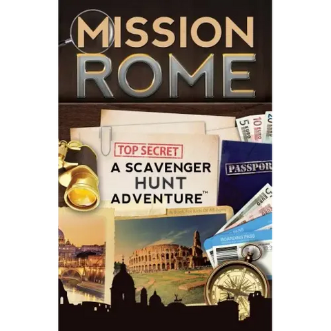 Mission Rome: A Scavenger Hunt Adventure: (Travel Book For Kids)