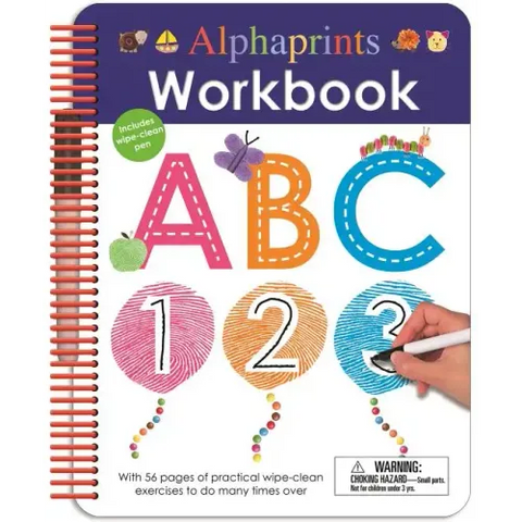 Alphaprints: Wipe Clean Workbook ABC