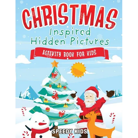 Christmas-Inspired Hidden Pictures Activity Book for Kids