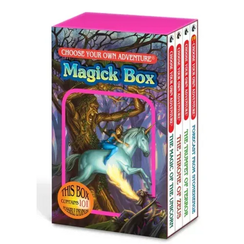 Choose Your Own Adventure 4-Book Boxed Set Magick Box (the Magic of the Unicorn, the Throne of Zeus, the Trumpet of Terror, Forecast from Stonehenge)