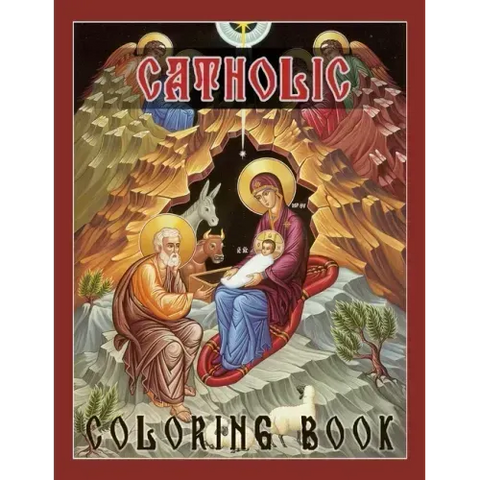 Catholic Coloring Book: Catholic Saints for Kids, Heavenly Friends, Catholic Coloring Books for Kids