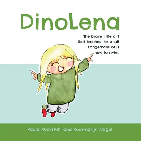 DinoLena: The brave little girl that teaches the small Langerhans cells how to swim