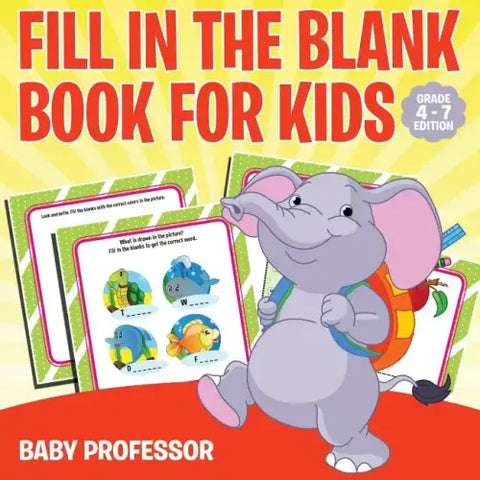 Fill in the Blank Book for Kids Grade 1 Edition