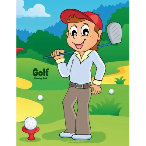 Golf Coloring Book 1