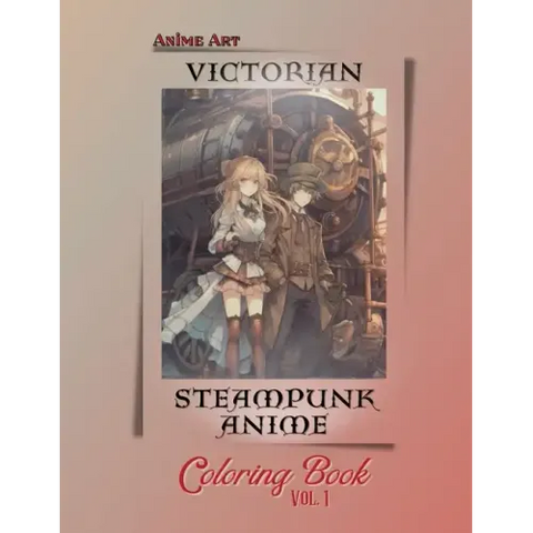 Anime Art Victorian Steampunk Anime Coloring Book Vol. 1