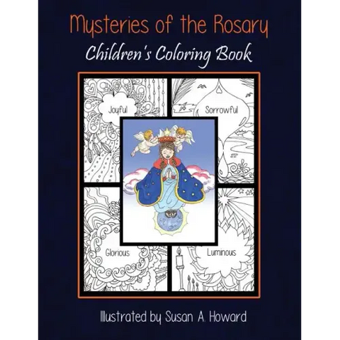 Mysteries of the Rosary: Children's Coloring Book