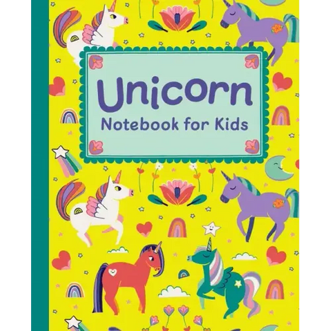 Unicorn Notebook for Kids: Featuring Cute Unicorn Art and Lined, Blank, Graphed and Bulleted Pages Perfect for Journaling and Doodling!