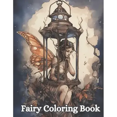 Fairy Coloring Book: For Kids and Adults: Fantasy Coloring Book for Adults
