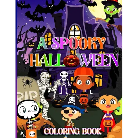 A Spooky Halloween Coloring Book