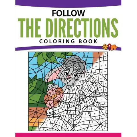Follow The Directions Coloring Book