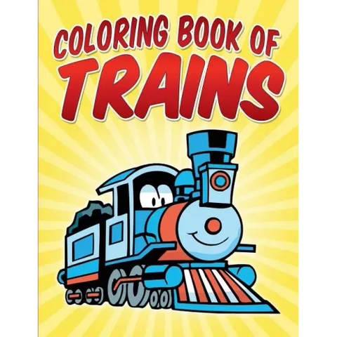 Coloring Book of Trains