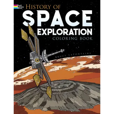 History of Space Exploration Coloring Book