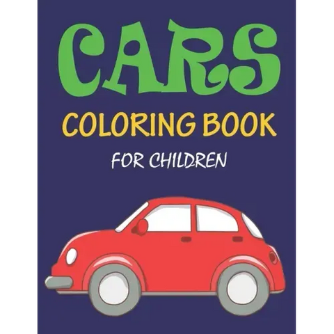 Cars Coloring Book for Children: 56 Pages car coloring book for children