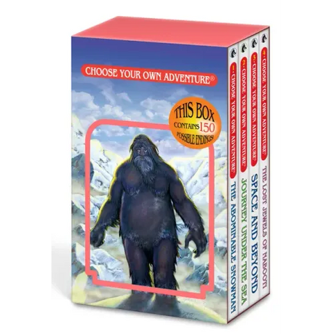 Choose Your Own Adventure 4-Book Boxed Set #1: Origin Four (the Abominable Snowman, Journey Under the Sea, Space and Beyond, the Lost Jewels of Naboot