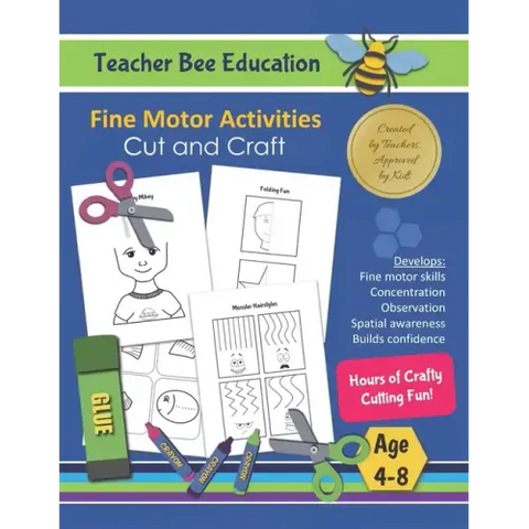 Cut and Craft: Fine Motor Activities - Hours of Crafty Cutting Fun