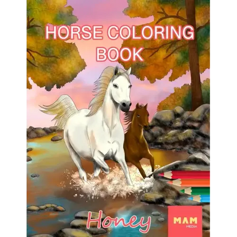 Horse Coloring Book: Anti-Stress Coloring Book